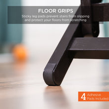 Load image into Gallery viewer, Foldable Adjustable, Non-Slip Wide Wooden Carpeted Pet Step Stairs
