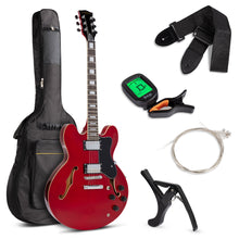 Load image into Gallery viewer, All-Inclusive Semi-Hollow Body Electric Guitar Set
