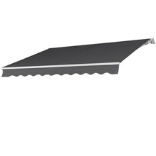 Load image into Gallery viewer, Retractable Patio Awning w/ Aluminum Frame, Crank Handle, 98x80in

