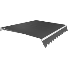 Load image into Gallery viewer, Retractable Patio Awning w/ Aluminum Frame, Crank Handle, 98x80in

