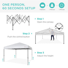 Load image into Gallery viewer, One-Person Setup Instant Pop Up Canopy w/ Wheeled Bag
