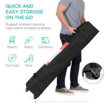 Load image into Gallery viewer, One-Person Setup Instant Pop Up Canopy w/ Wheeled Bag
