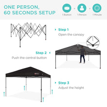Load image into Gallery viewer, One-Person Setup Instant Pop Up Canopy w/ Wheeled Bag
