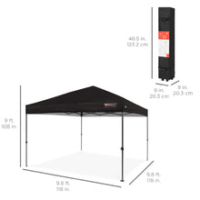 Load image into Gallery viewer, One-Person Setup Instant Pop Up Canopy w/ Wheeled Bag
