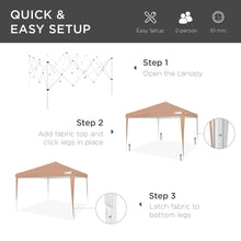 Load image into Gallery viewer, Outdoor Portable Pop Up Canopy Tent w/ Carrying Case, 10x10ft
