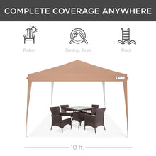 Load image into Gallery viewer, Outdoor Portable Pop Up Canopy Tent w/ Carrying Case, 10x10ft
