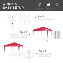 Load image into Gallery viewer, Outdoor Portable Pop Up Canopy Tent w/ Carrying Case, 10x10ft
