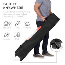 Load image into Gallery viewer, Outdoor Portable Pop Up Canopy Tent w/ Carrying Case, 10x10ft

