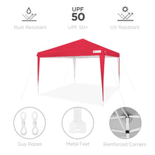 Load image into Gallery viewer, Outdoor Portable Pop Up Canopy Tent w/ Carrying Case, 10x10ft
