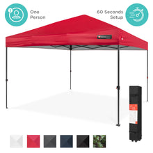 Load image into Gallery viewer, One-Person Setup Instant Pop Up Canopy w/ Wheeled Bag
