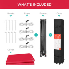 Load image into Gallery viewer, One-Person Setup Instant Pop Up Canopy w/ Wheeled Bag
