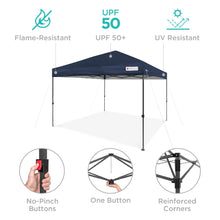 Load image into Gallery viewer, One-Person Setup Instant Pop Up Canopy w/ Wheeled Bag
