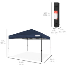Load image into Gallery viewer, One-Person Setup Instant Pop Up Canopy w/ Wheeled Bag
