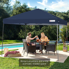 Load image into Gallery viewer, One-Person Setup Instant Pop Up Canopy w/ Wheeled Bag
