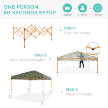 Load image into Gallery viewer, One-Person Setup Instant Pop Up Canopy w/ Wheeled Bag

