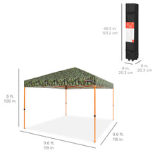 Load image into Gallery viewer, One-Person Setup Instant Pop Up Canopy w/ Wheeled Bag
