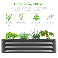Load image into Gallery viewer, Outdoor Metal Raised Garden Bed for Vegetables, Flowers, Herbs - 6x3x1ft
