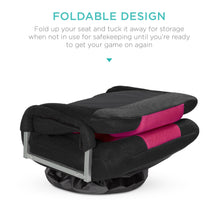 Load image into Gallery viewer, Gaming Floor Chair w/ 360-Degree Swivel, Armrest, Adjustable Backrest
