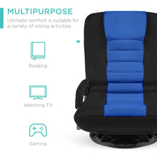 Load image into Gallery viewer, Gaming Floor Chair w/ 360-Degree Swivel, Armrest, Adjustable Backrest

