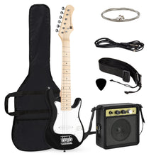 Load image into Gallery viewer, 30in Kids Electric Guitar Instrument Starter Kit w/ 5W Amp, Strap, Case
